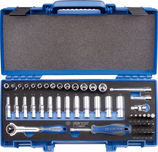 Набор головок 1/4" KING TONY 2548MRV 1/4", 48 предметов