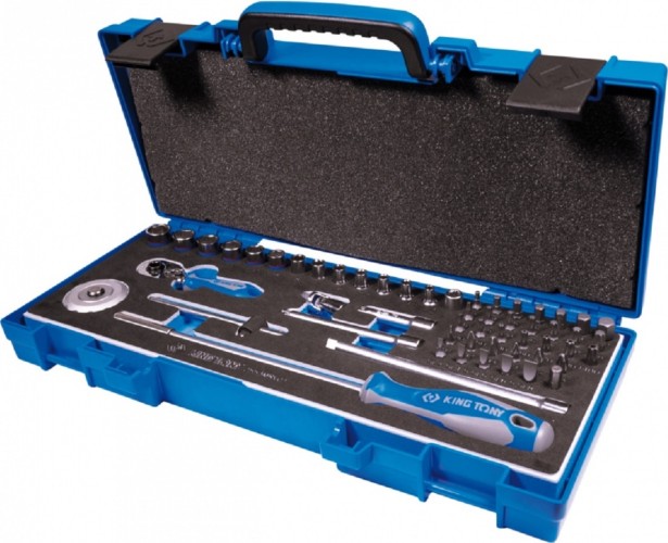 Набор головок 1/4" KING TONY 2553MRV01 1/4", 55 предметов