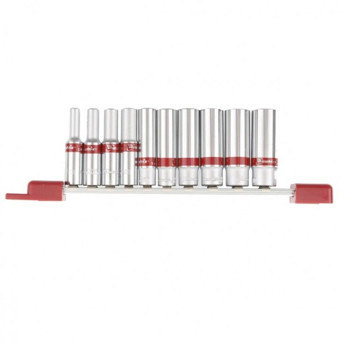 Набор головок 1/4" MATRIX 13592 удлиненных торцевых 10 шт.