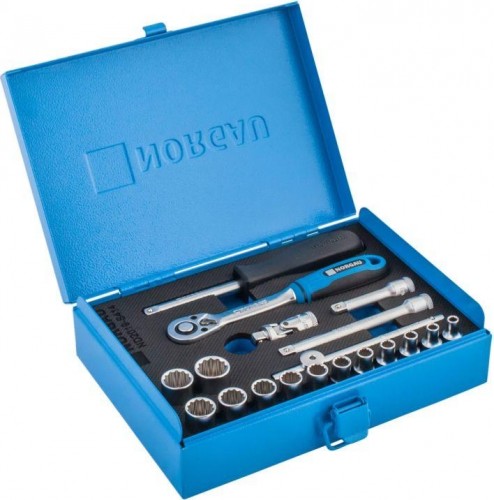 Набор головок 1/4" Norgau ND2019-S414 с аксессуарами 19 шт. 063592019