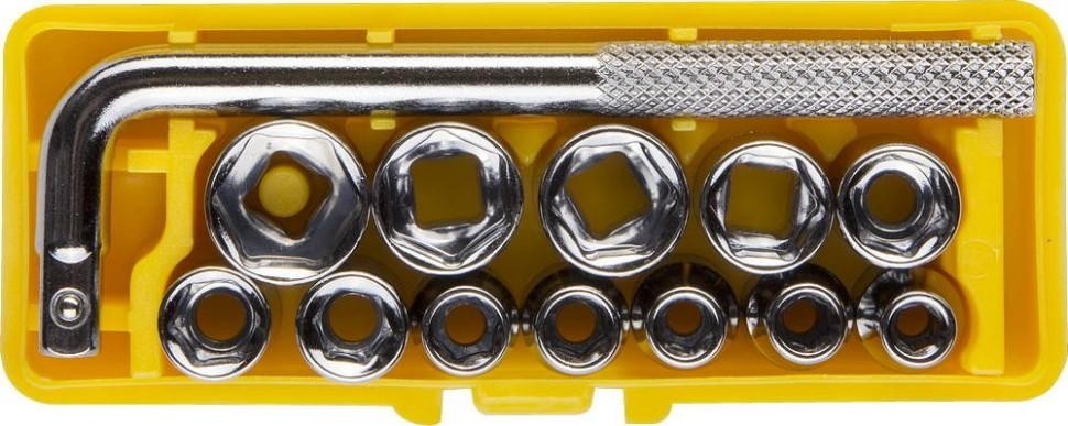 Набор головок 1/4" STAYER POCKET 13 master в пласт боксе, 13 предметов 2-26089-H13