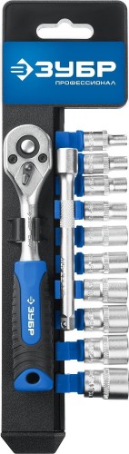 Набор головок 1/4" ЗУБР Профессионал ТМ-12 12 пред. 27645-H12_z01