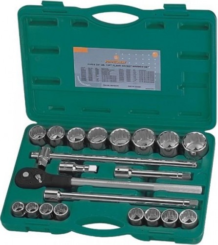 Набор головок 3/4" JONNESWAY S04H6622S (S04H6422S) дюймовых 3/4"DR, SAE 7/8"--2", 22 пред 048502