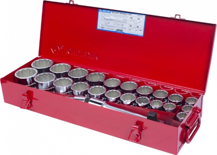 Набор головок 3/4" KING TONY 6226CR 3/4", 26 предметов