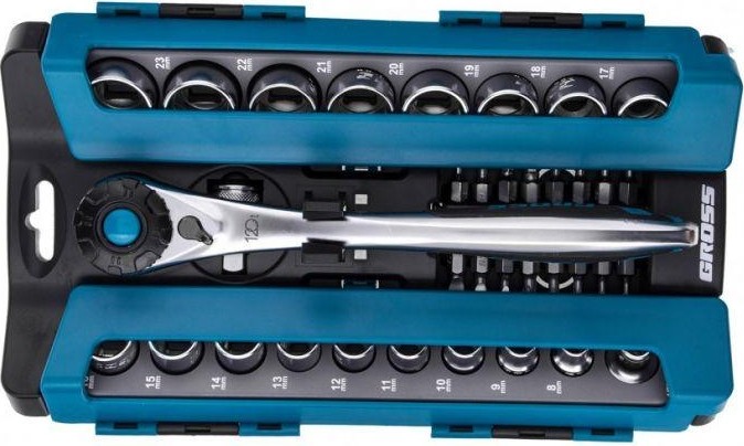 Набор головок 3/8", 1/2" GROSS 36 предметов 14145 14145