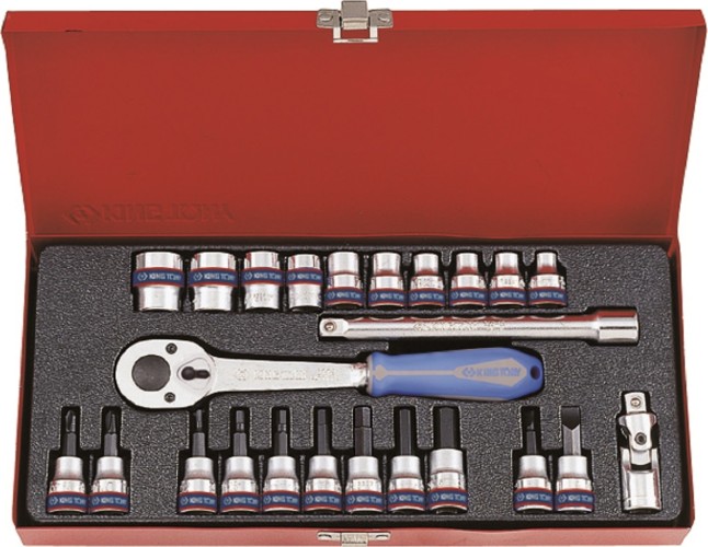 Набор головок 3/8" KING TONY 3024МR 3/8", 24 предмета 3024MR
