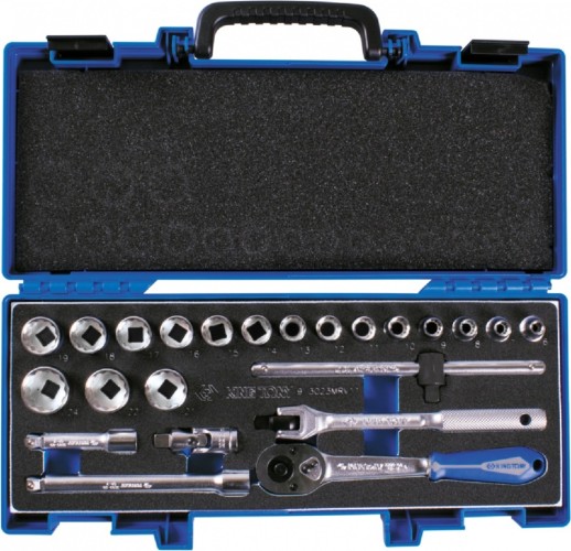 Набор головок 3/8" KING TONY 3023MRV11 12-ти гранные, 6-24 мм, 23 предмета