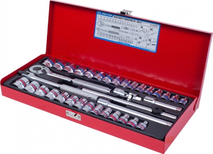 Набор головок 3/8" KING TONY 3036CR 3/8", 36 предметов