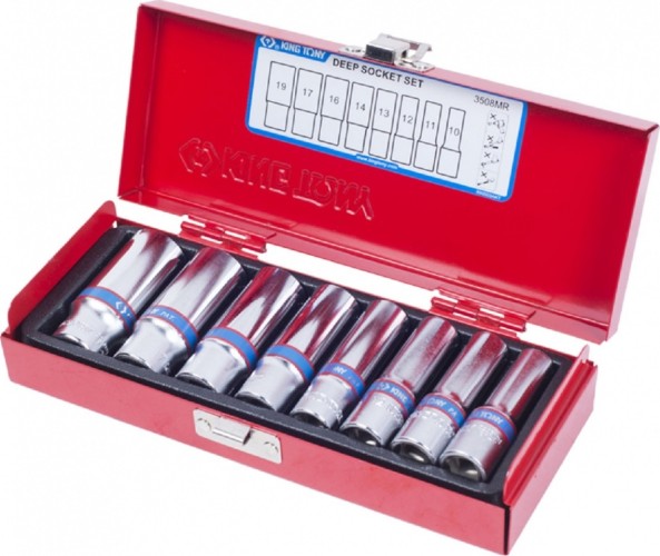 Набор головок 3/8" KING TONY 3508MR 3/8", 8 предметов