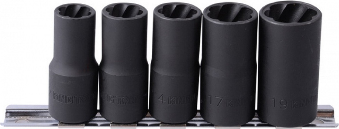 Набор головок 3/8" KING TONY 9TD035MR торцевых для поврежденных гаек и болтов, 12, 13, 1
