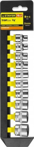Набор головок 3/8" STAYER RSS 10M 10 предметов 27757-H10 27757-H10