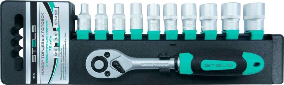 Набор головок 3/8" STELS 14126 3/8", 11 предметов