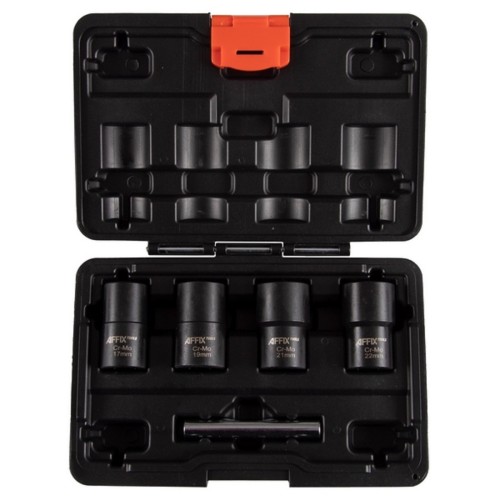 Набор головок для поврежденных гаек и болтов AFFIX AF10930005C  17-22 мм, 5 предметов