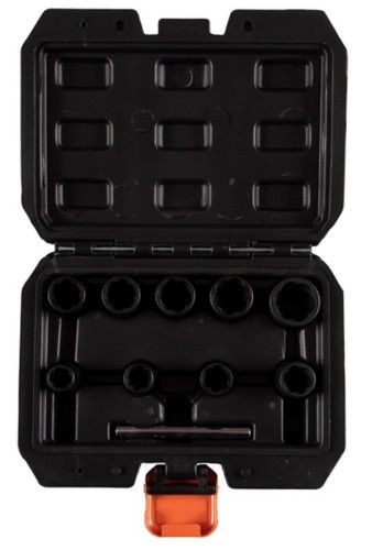 Набор головок для поврежденных гаек и болтов AFFIX AF10930010C  10-19 мм, 10 предметов