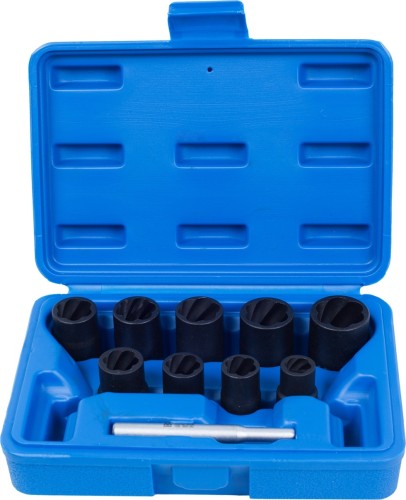 Набор головок для поврежденных гаек и болтов МАСТАК 109-30010C  3/8", 10-19 мм, 10 предметов 109-30010C - изображение 2