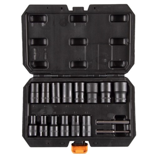 Набор головок для поврежденных гаек и болтов AFFIX AF10930016C  8-27 мм, 16 предметов