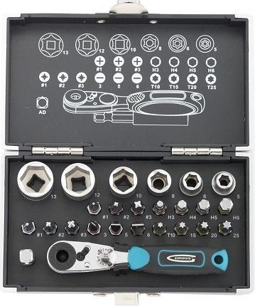 Набор головок и бит 1/4" GROSS 26 предметов 11361 11361