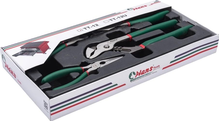 Набор губцевого инструмента HANS TT-12 ложемент - изображение 4