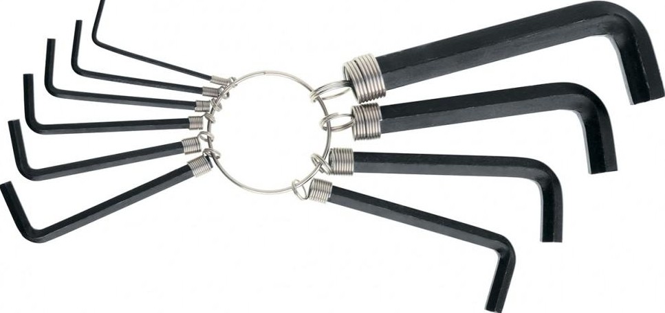 Набор имбусовых ключей Sparta 112665 hex, 1,5–10 мм, crv, 10 шт.