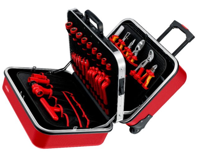 Набор инструмента KNIPEX KN-989915 BIG Twin Move RED Electric Competence,47 предметов - изображение 2