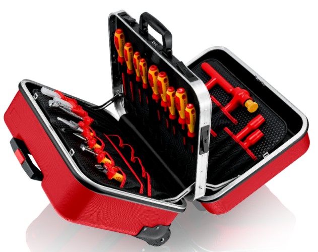 Набор инструмента KNIPEX KN-989915 BIG Twin Move RED Electric Competence,47 предметов - изображение 3