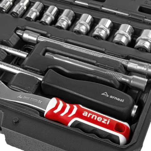 Набор инструментов ARNEZI R0900046 1/4"DR, 46 пр - изображение 4