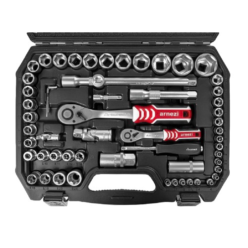 Набор инструментов ARNEZI R0900108 1/4"DR, 1/2"DR, 108 пр - изображение 2