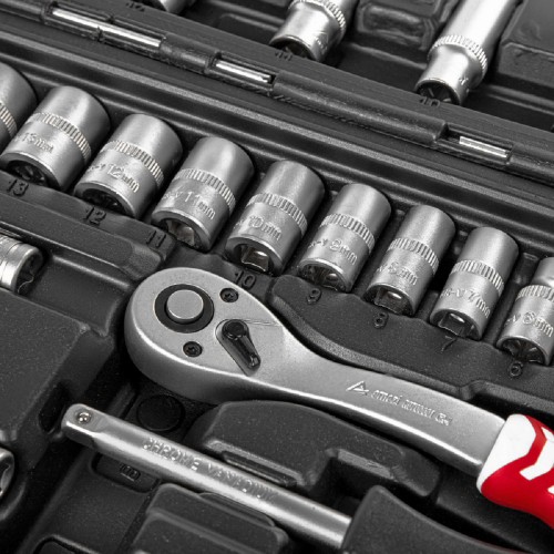 Набор инструментов ARNEZI R0900053 1/4"DR, 53 пр - изображение 4