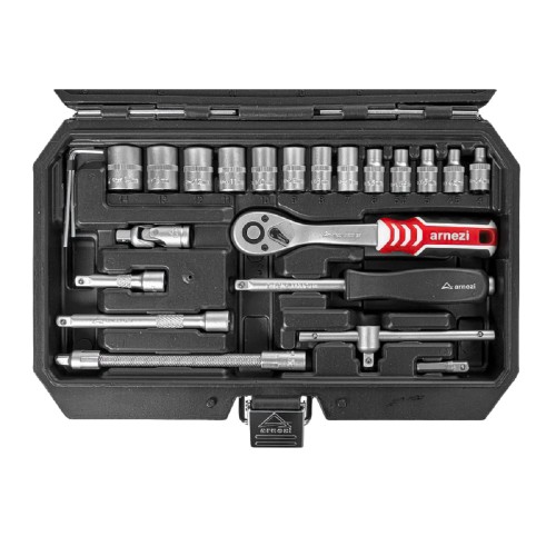 Набор инструментов ARNEZI R0900053 1/4"DR, 53 пр - изображение 2
