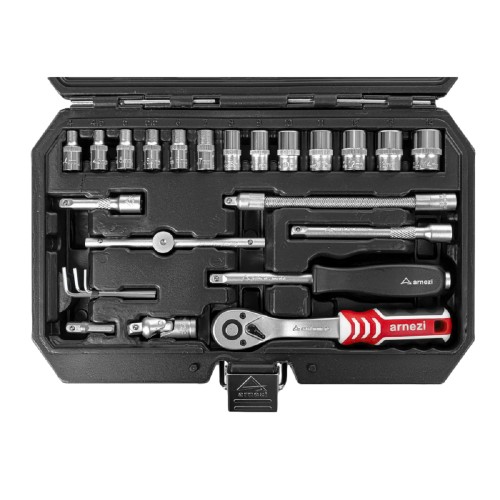 Набор инструментов ARNEZI R0900046 1/4"DR, 46 пр - изображение 2
