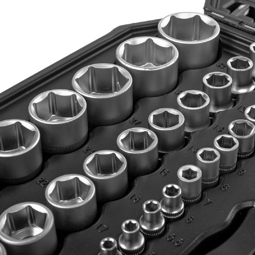 Набор инструментов ARNEZI R0900094 1/4"DR, 1/2"DR, 94 пр - изображение 4