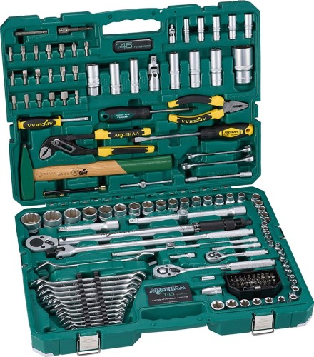 Набор инструментов АРСЕНАЛ 145 предметов (c) 8899010 8899010 - изображение 3