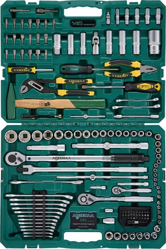 Набор инструментов АРСЕНАЛ 145 предметов (c) 8899010 8899010 - изображение 2