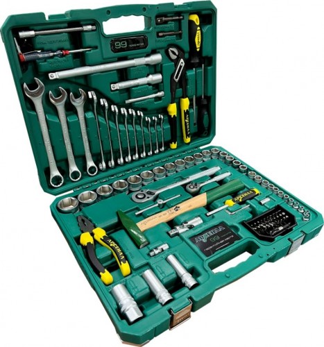 Набор инструментов АРСЕНАЛ  99 предметов АА-С1412К99 8145110 - изображение 3