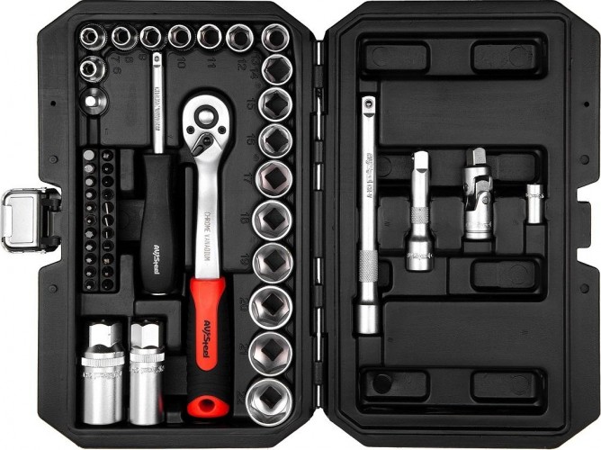 Набор инструментов AV Steel  50 предметов AV-011050 AV-011050 - изображение 2