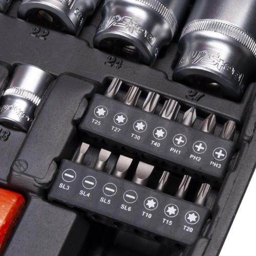 Набор инструментов AV Steel  56 предметов AV-011056 AV-011056 - изображение 4