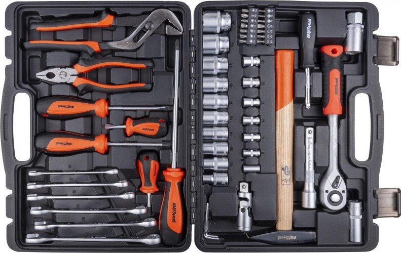 Набор инструментов AV Steel  56 предметов AV-011056 AV-011056 - изображение 2