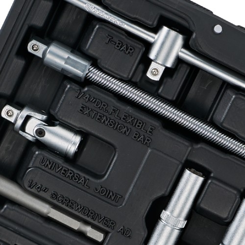 Набор инструментов BERGER BG049-14 универсальный 1/4" 49 пр. - изображение 4