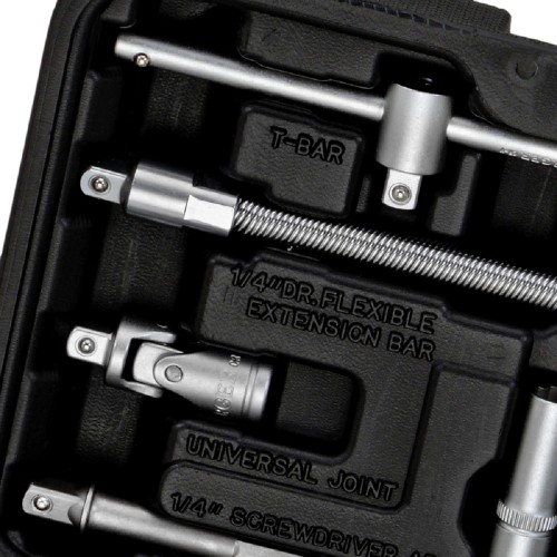 Набор инструментов BERGER BG043-14 универсальный 1/4" 43 пр. - изображение 3