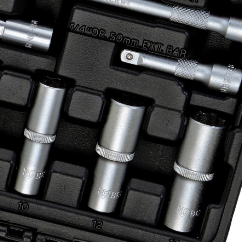 Набор инструментов BERGER BG043-14 универсальный 1/4" 43 пр. - изображение 2
