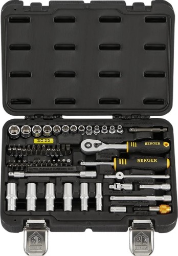 Набор инструментов BERGER BG055-14 универсальный 1/4" 55 пр.