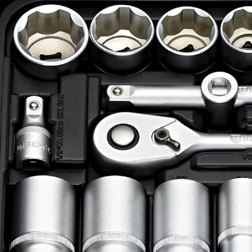 Набор инструментов BERGER BG050-12 универсальный 1/2" 50 пр. - изображение 2