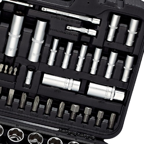 Набор инструментов BERGER BG094-1214 универсальный 1/2" -1/4" 94 пр. - изображение 2