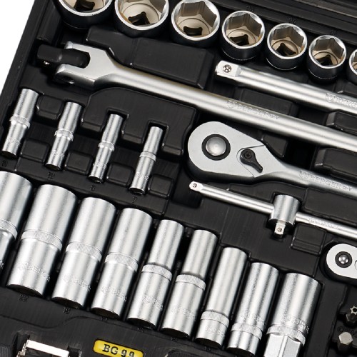 Набор инструментов BERGER BG099-1214 универсальный 1/2" 99 пр. - изображение 2