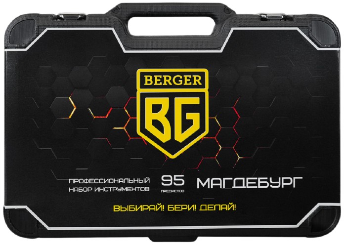 Набор инструментов BERGER BG095-1214 универсальный 1/2" -1/4" 95 пр. - изображение 4