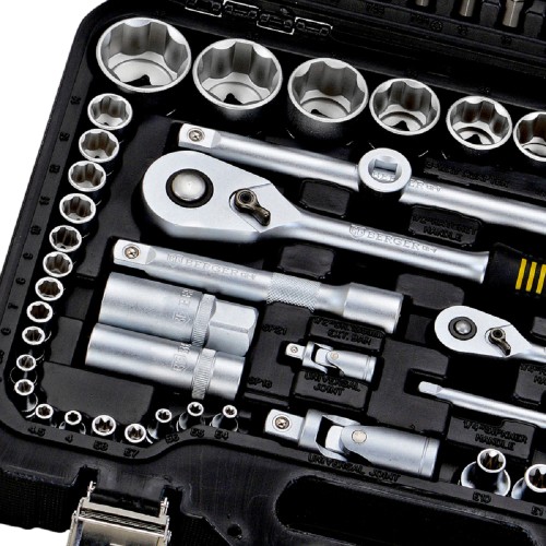Набор инструментов BERGER BG108-1214 универсальный 1/2" -1/4" 108 пр. - изображение 2