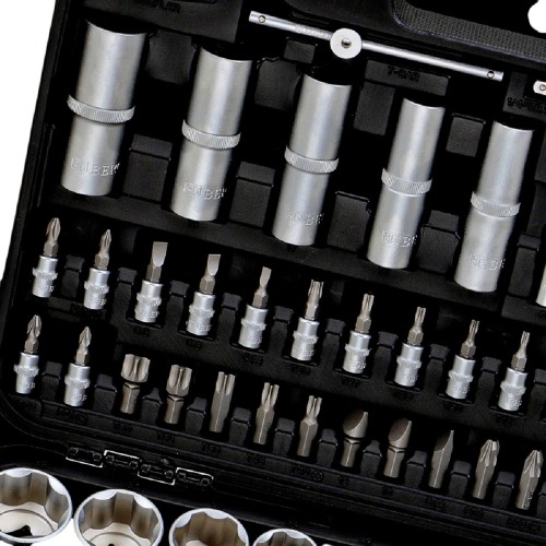 Набор инструментов BERGER BG108-1214 универсальный 1/2" -1/4" 108 пр. - изображение 4