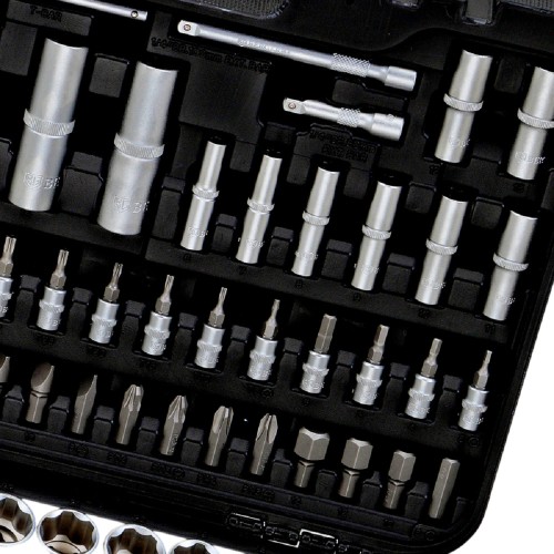 Набор инструментов BERGER BG108-1214 универсальный 1/2" -1/4" 108 пр. - изображение 3