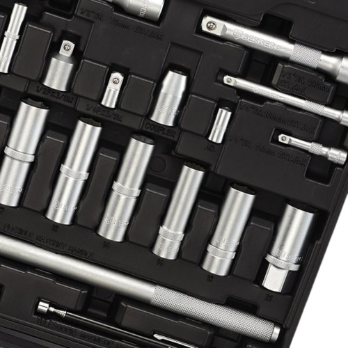 Набор инструментов BERGER BG135-1214 универсальный 1/2" -1/4" 135 пр. - изображение 3