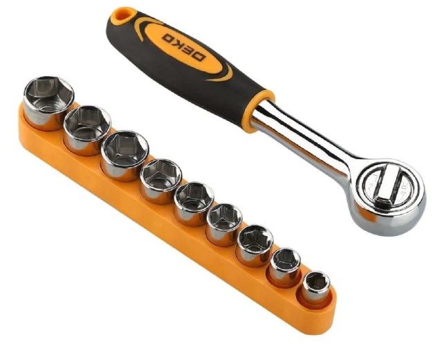 Набор инструментов DEKO DKMT116 универсальный для дома в сумке (116 предметов) 065-0733 - изображение 4